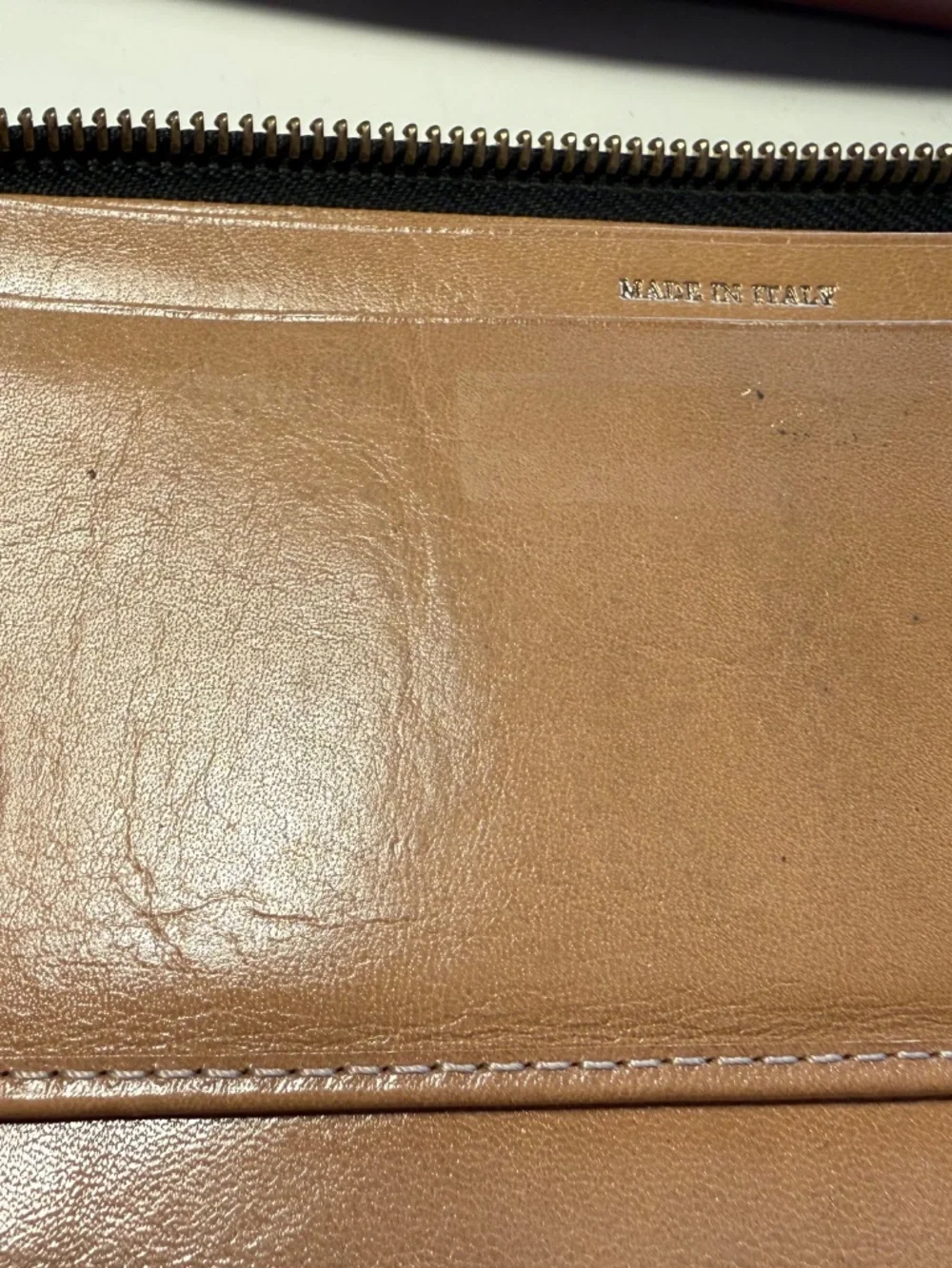 Black Leather Zip Around Kate Spade Wallet